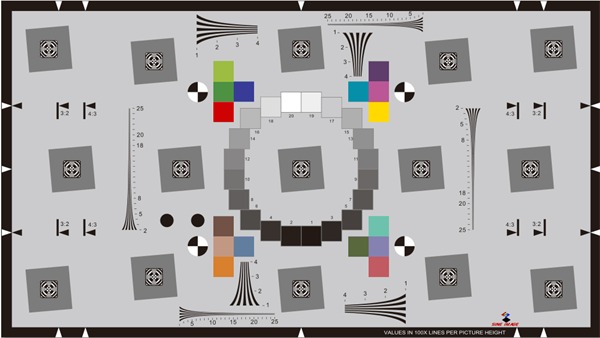 ISO 12233 2014E SFR分辨率测试卡增强型
