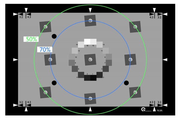 ISO 12233 2014ES FR分辨率测试卡标准型