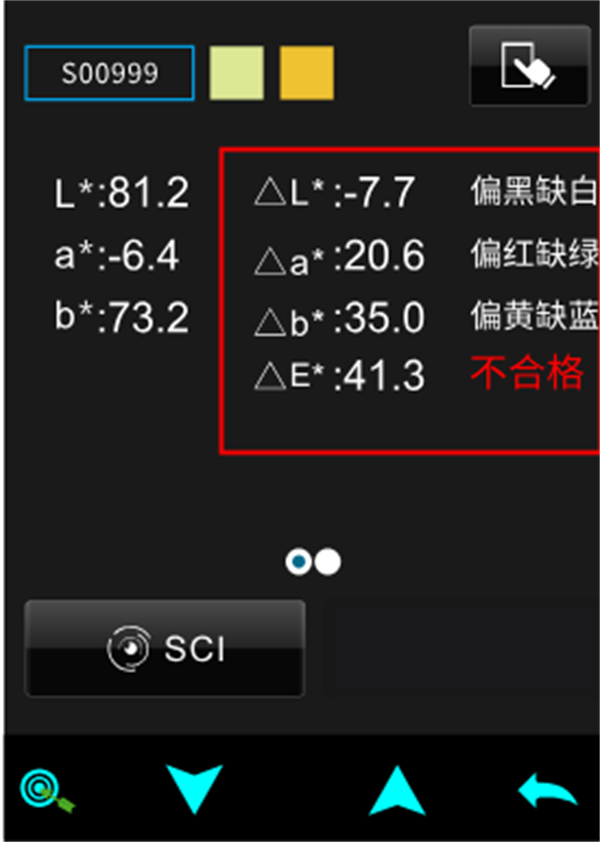 便携式色彩色差计lab值和ΔE值怎么看7