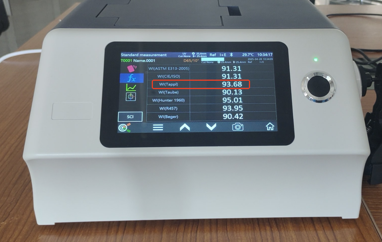 什么是TAPPI白度？TAPPI白度的测量原理与方法